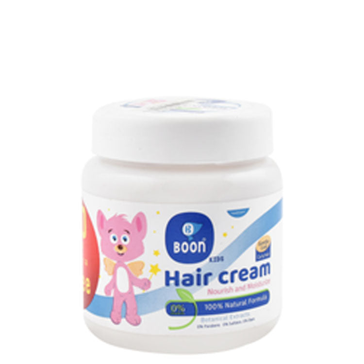 Boon Hypoallergenic Kids Nourishing & Moisturizing Hair Cream for Curly Hair - minerals free, parabens free, sulfates free