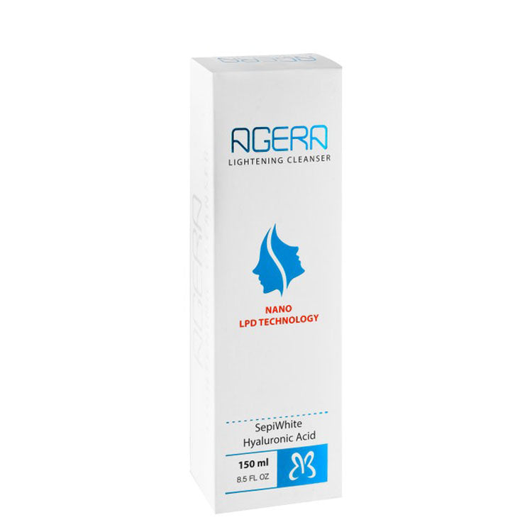 Agera Lightening Facial Cleanser with Hyaluronic Acid