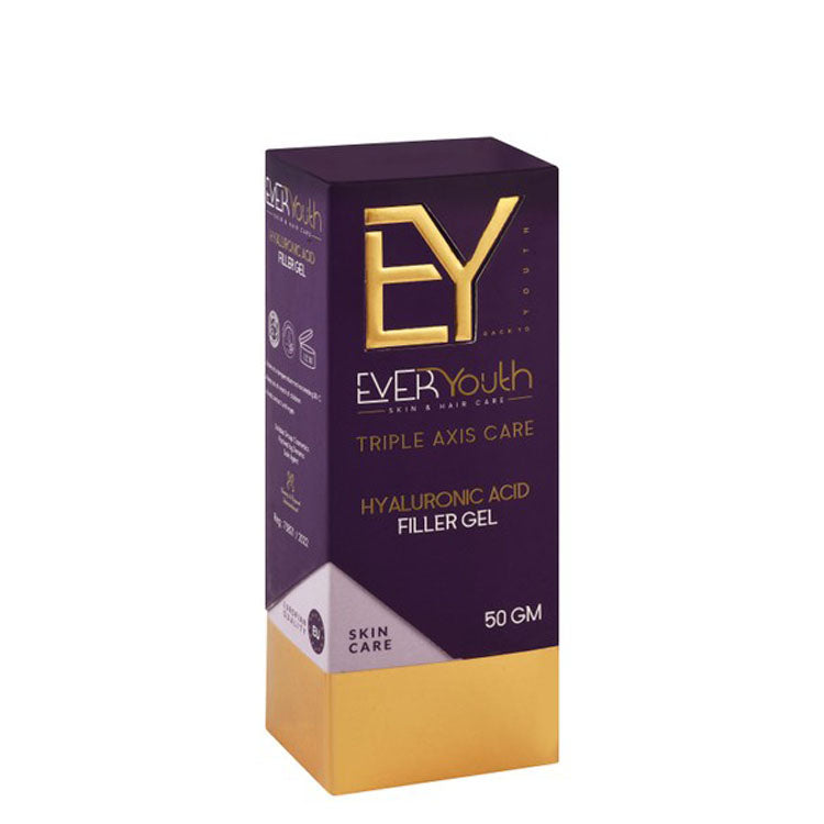 Ever Youth Triple Axis Care Facial Filler Gel with Hyaluronic Acid - animal testing free