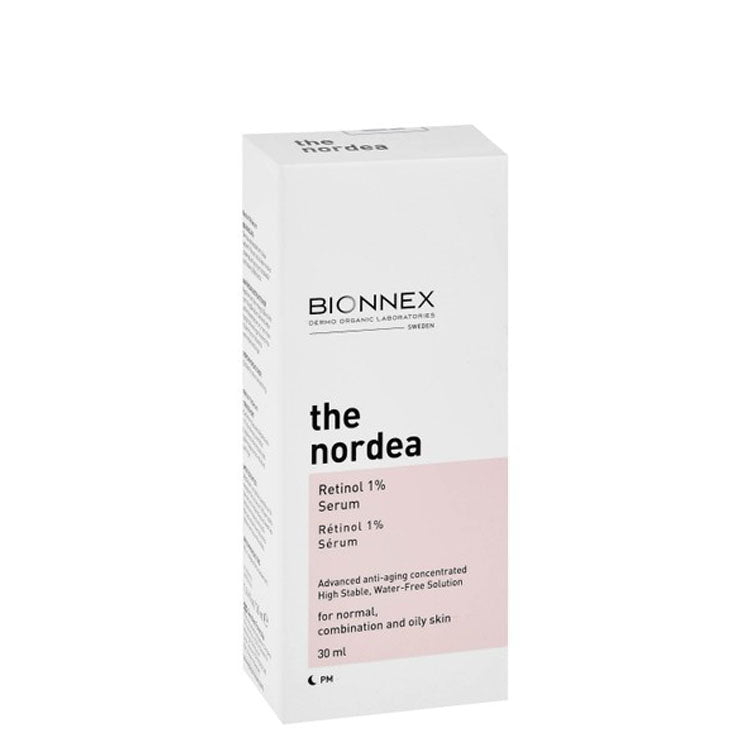 Bionnex The Nordea Organic Anti-Aging Concentrated Face Serum with Retinol for Normal, Oily & Combination Skin - parabens free, cruelty free, water free