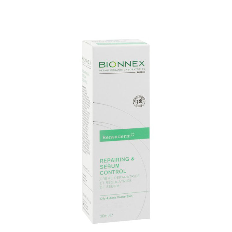 Bionnex Rensaderm Repairing & Sebum Controlling Face Serum for Oily & Acne-Prone Skin - parabens free, mineral oil free, dye free
