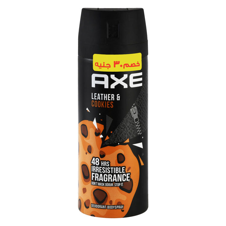 Axe 48H Deodorant Spray Leather & Cookies Scent for Men (-30 EGP)