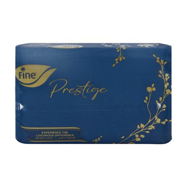 مناديل وجه معقمة بيضاء ناعمة من فاين برستيج، 3 طبقات