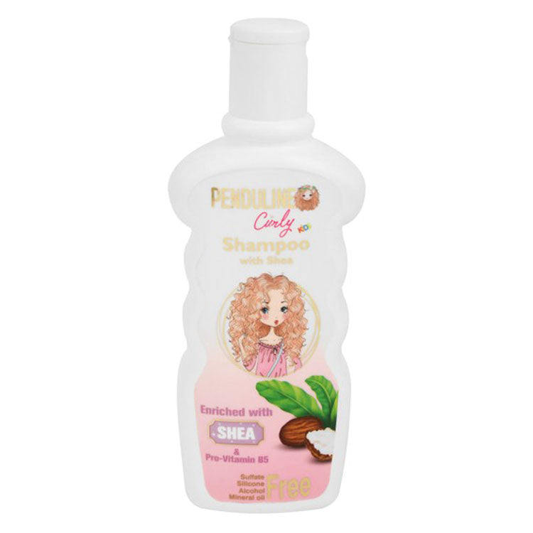 Penduline Curly Hypoallergenic Kids Shampoo with Shea Butter & Vitamin 5 - sulfate free, silicone free, alcohol free