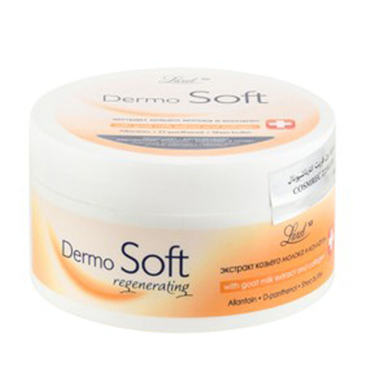 Larel Dermo Soft Protecting, Regenerating & Anti-Wrinkle Face Cream with Collagen, Allantoin & Goat Milk Extract for Dry & Sensitive Skin - parabens free