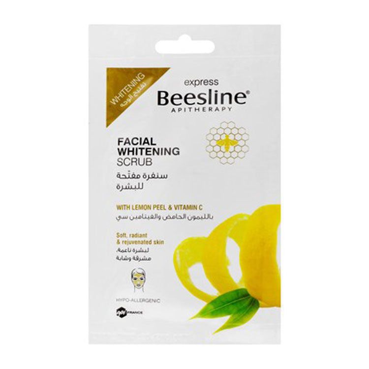 Beesline Apitherapy Hypoallergenic Whitening, Softening & Radiating Facial Scrub with Lemon Peel & Vitamin C