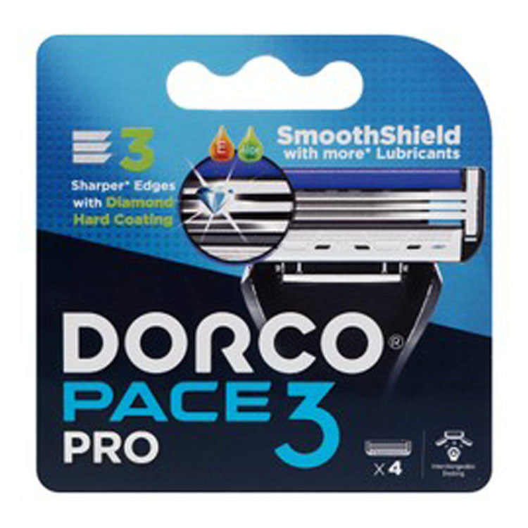 شفرات حلاقة دوركو بيس 3 برو مع شريط ترطيب