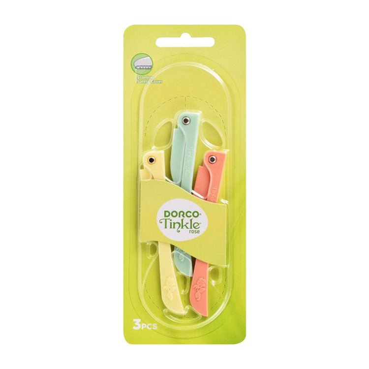 شفرات دوركو تينكل روز المتنوعة لإزالة شعر الوجه المصنوعة من الفولاذ المقاوم للصدأ