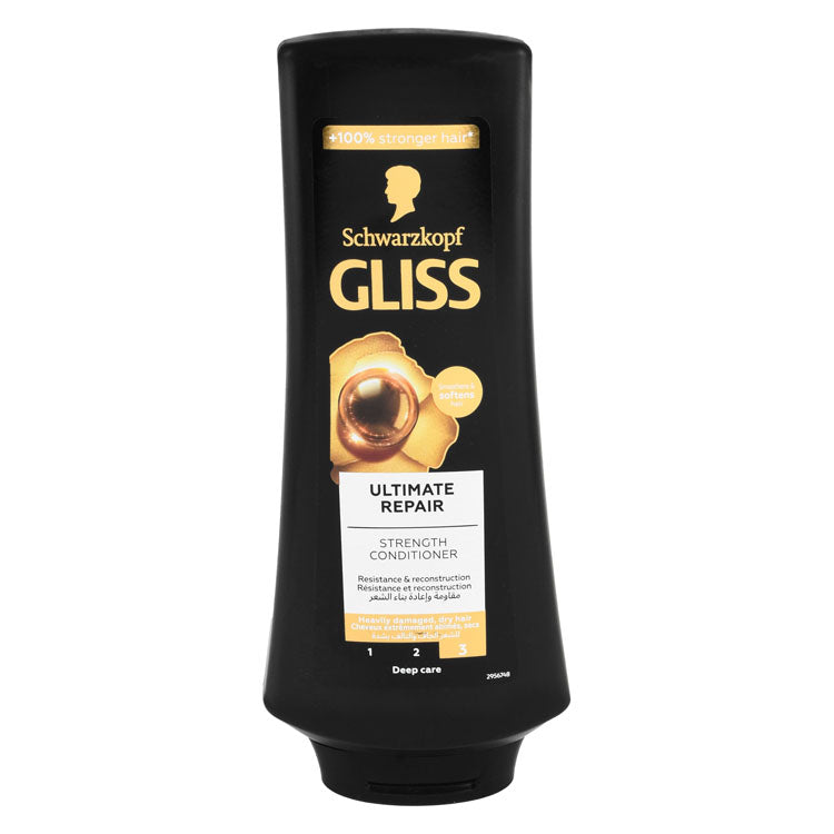 بلسم شوارزكوف جليس للعناية الفائقة بالشعر الجاف والتالف وإصلاحه وتقويته وتنعيمه - خالٍ من التجارب على الحيوانات