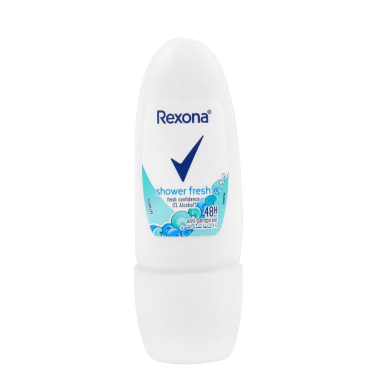 Rexona Shower Fresh 48H Antiperspirant Roll-On Deodorant for Women - alcohol free