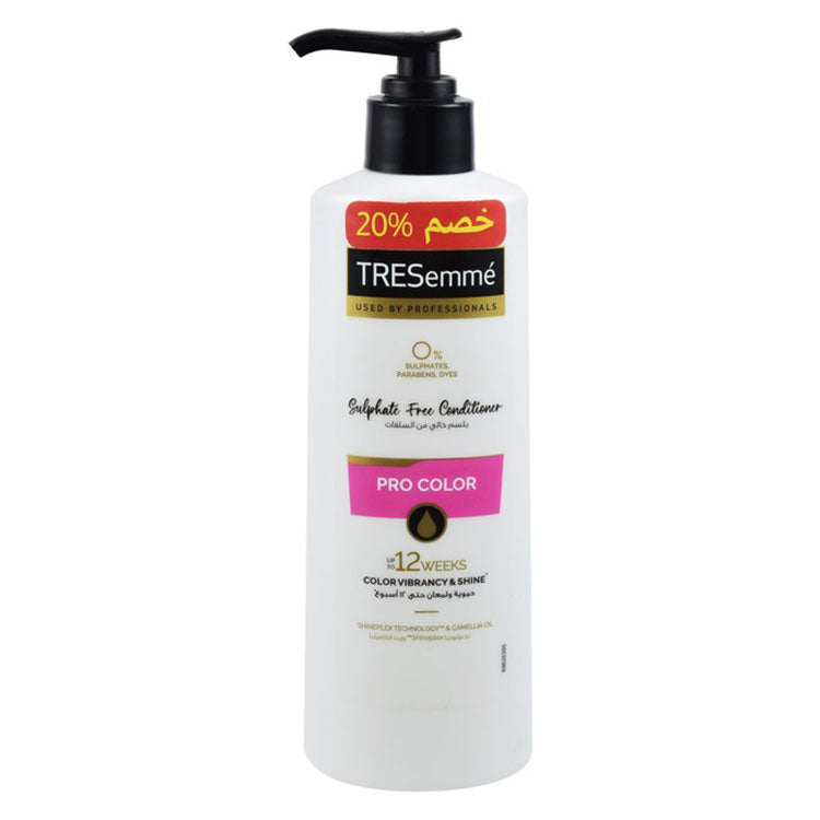 TRESemmé Pro Color Conditioner with Camellia Oil for Colored Hair (20% Off) - sulfates free, parabens free, dyes free