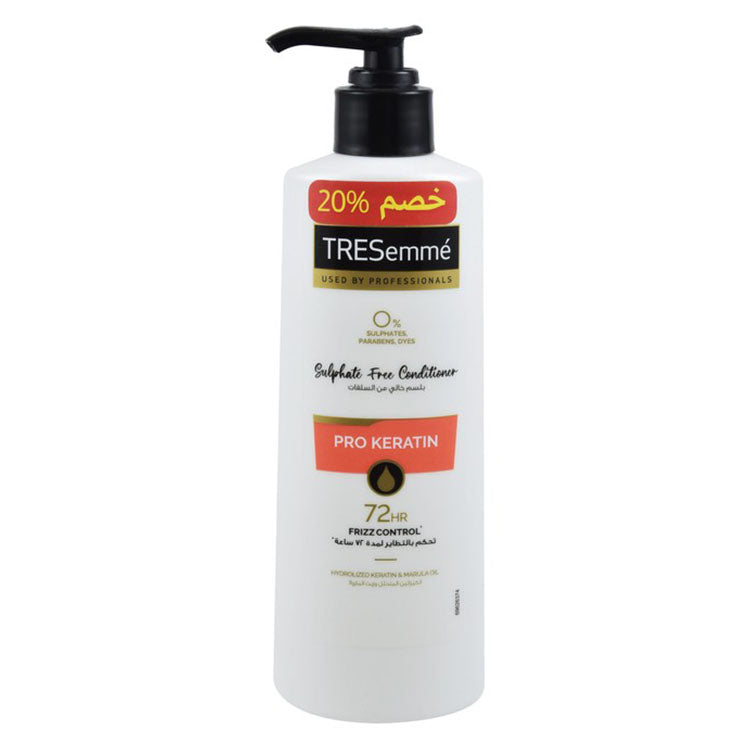 TRESemmé Pro Keratin Conditioner with Marula Oil for Frizzy Hair (20% Off) - sulfates free, parabens free, dyes free