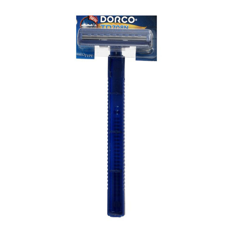 Dorco Blue Twin Blade Fixed Razor TD708N