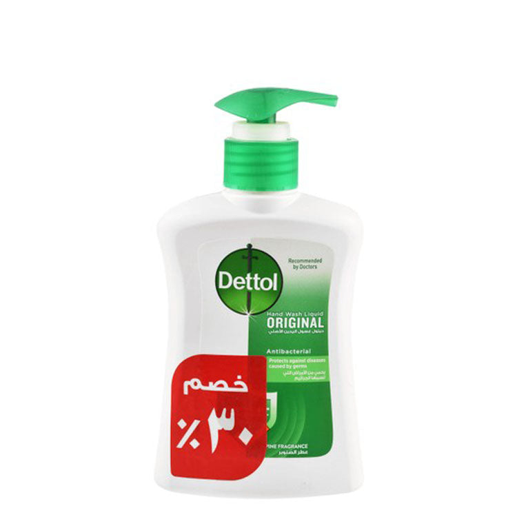 غسول اليدين السائل الأصلي المضاد للبكتيريا من ديتول (خصم 30%) - خالٍ من مادة TCC وخالٍ من التريكلوسان