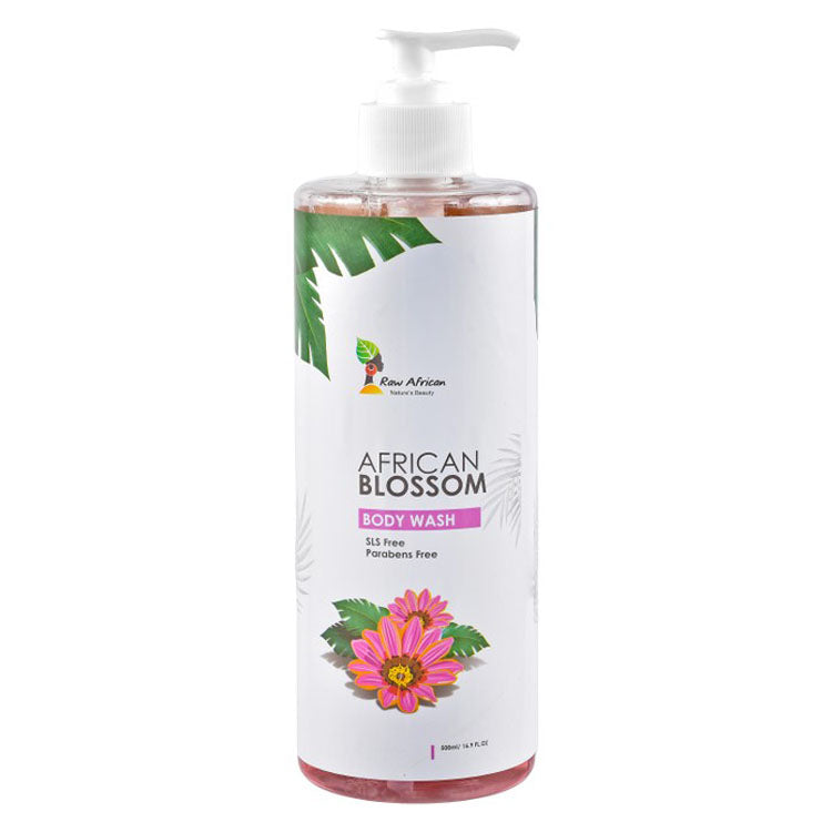 Raw African Blossom Body Wash - SLS free, parabens free