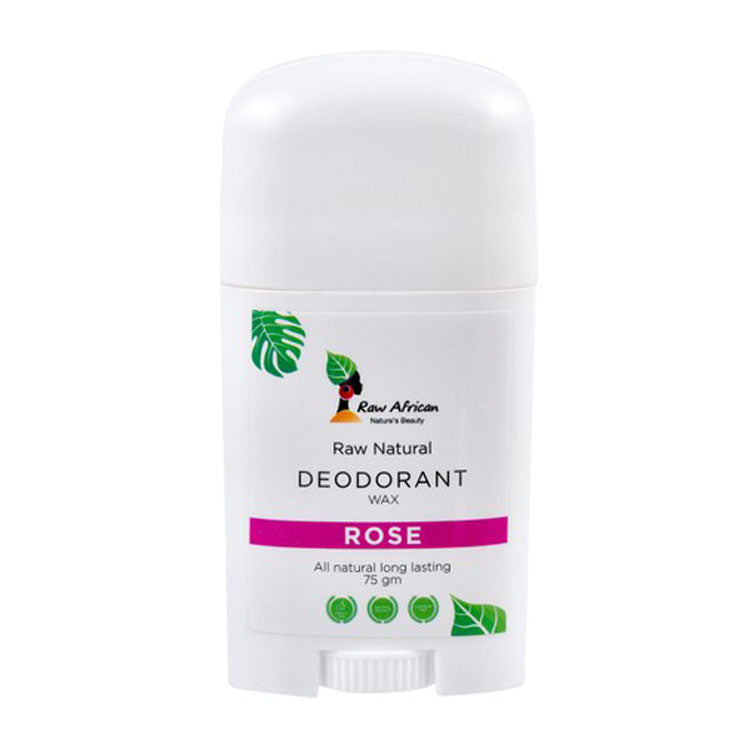 Raw African Deodorant Wax Rose Scent - aluminum free, cruelty free