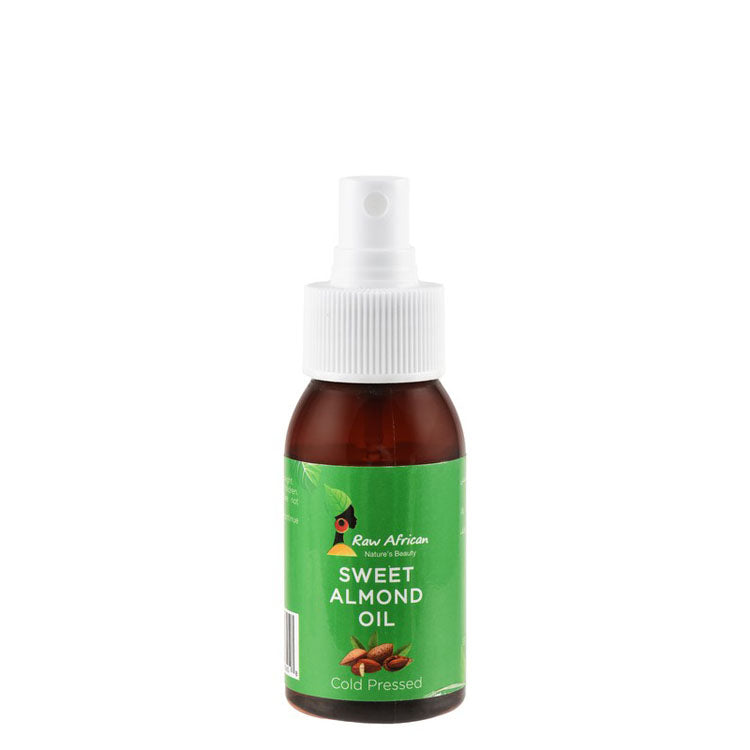 Raw African Cold Pressed Sweet Almond Oil for Skin & Hair - animal testing free