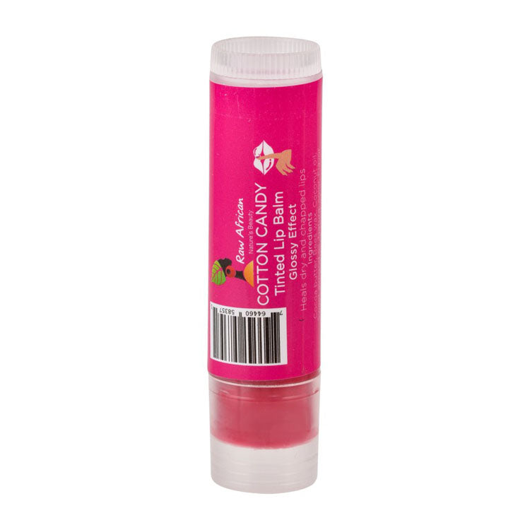 Raw African Tinted & Glossy Cotton Candy Lip Balm