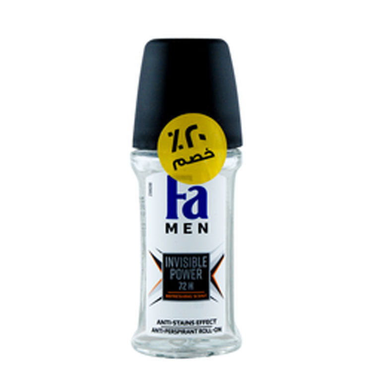 Fa Men Invisible Power Antiperspirant Roll-On Deodorant (20% Off)