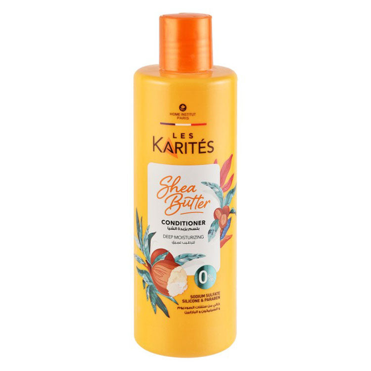 Les Karites Deep Moisturizing Hair Conditioner with Shea Butter - parabens free, silicone free, sodium sulfate free