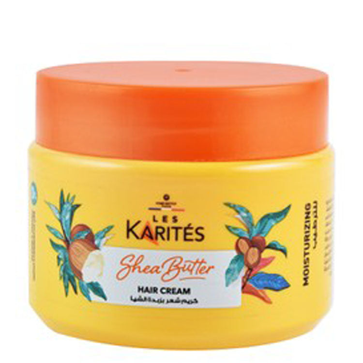 Les Karites Moisturizing & Nourishing Hair Cream with Shea Butter - silicone free, parabens free
