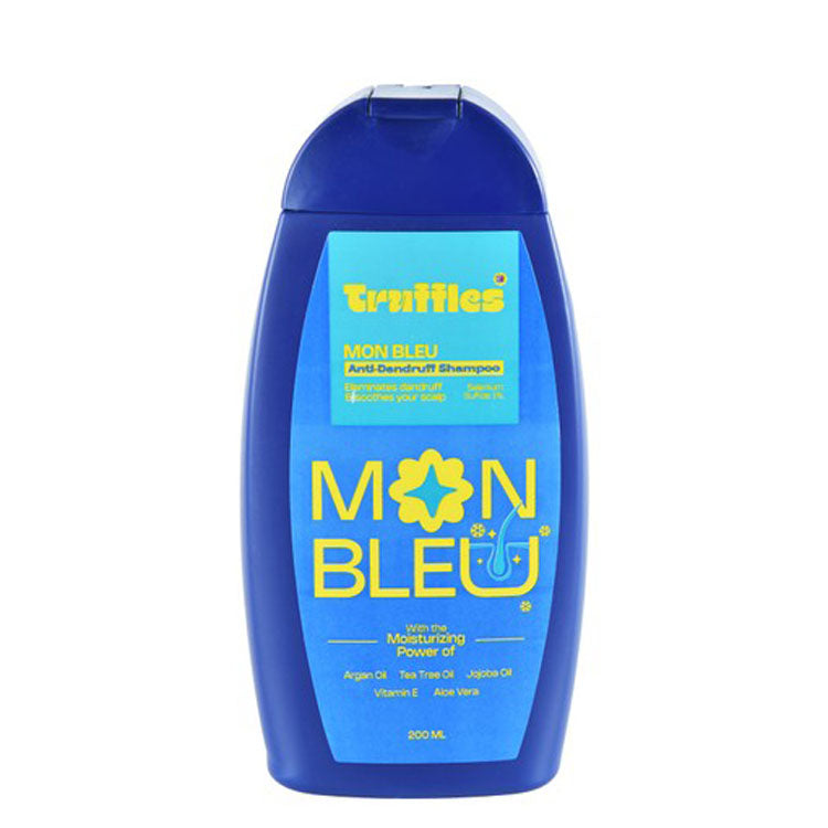 شامبو ترافلز مون بلو المرطب والمضاد للقشرة مع زيوت الأرغان وشجرة الشاي والجوجوبا لجميع أنواع الشعر
