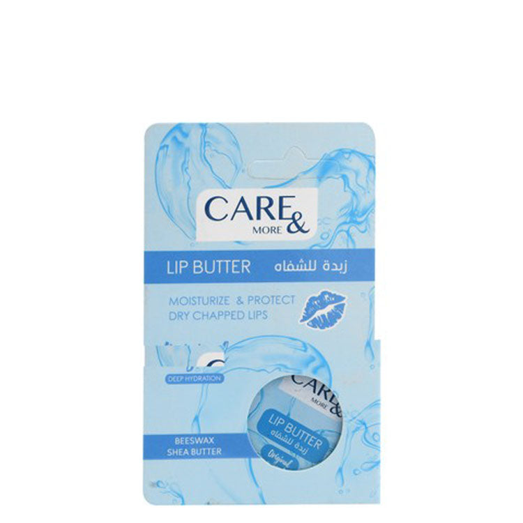 Care & More Moisturizing & Hydrating Lip Butter with Beeswax & Shea Butter for Dry & Chapped Lips