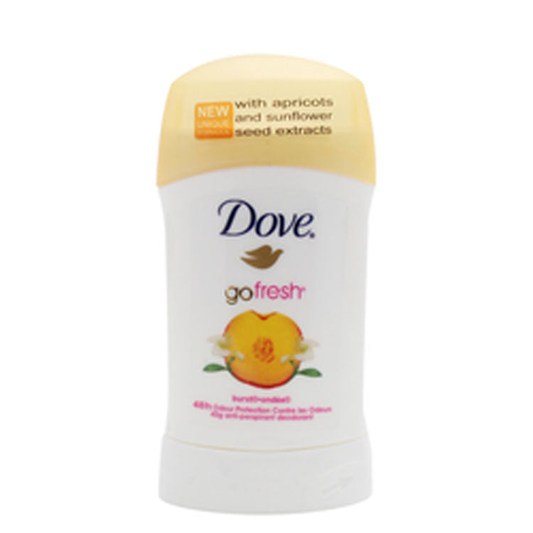 Dove Go Fresh Antiperspirant 48H Odor Protection Deodorant Stick with Apricot & Sunflower Seed Extract
