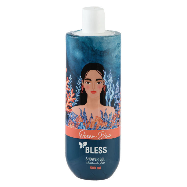 Bless Revitalizing & Moisturizing Shower Gel Ocean Dew Scent with Vitamin E & Pro-Vitamin B5