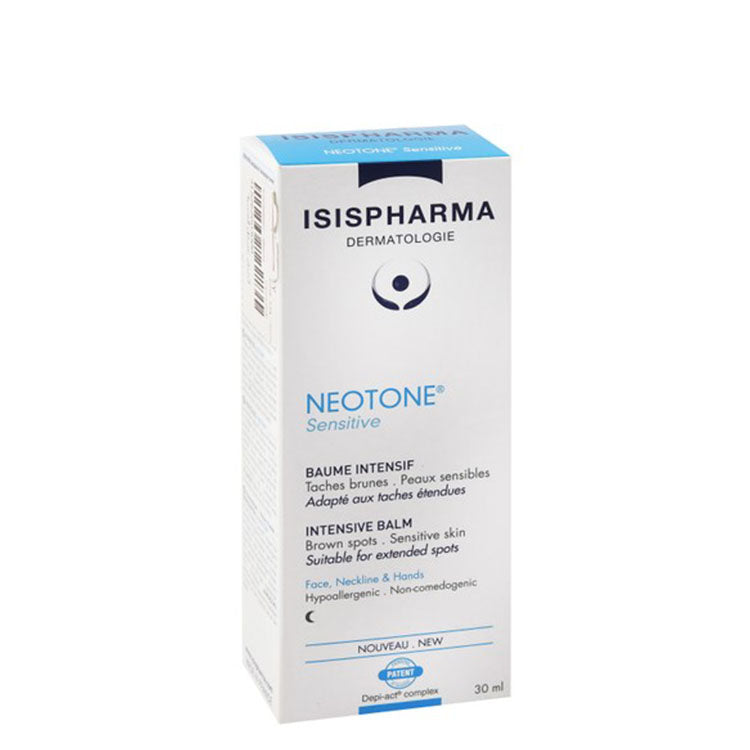 Isispharma Hypoallergenic Neotone Intensive Balm for Face, Neckline & Hands - non comedogenic