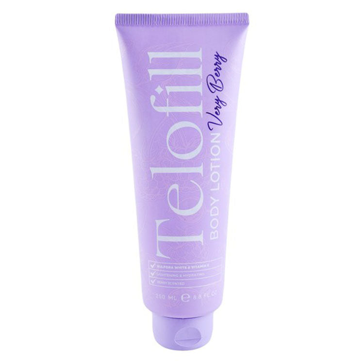 Telofill Lightening & Hydrating Body Lotion Very Berry Scent with Sulfora White & Vitamin E