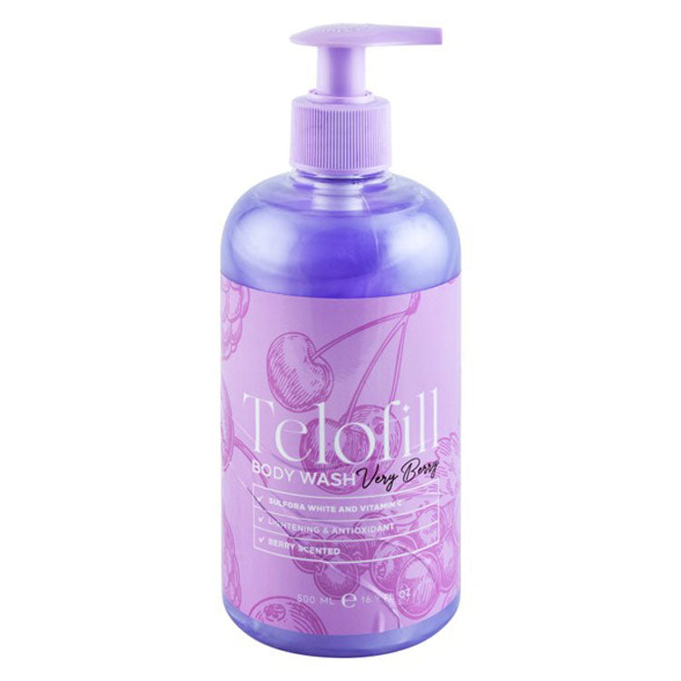 Telofill Lightening & Antioxidant Body Wash Very Berry Scent with Sulfora White & Vitamin C
