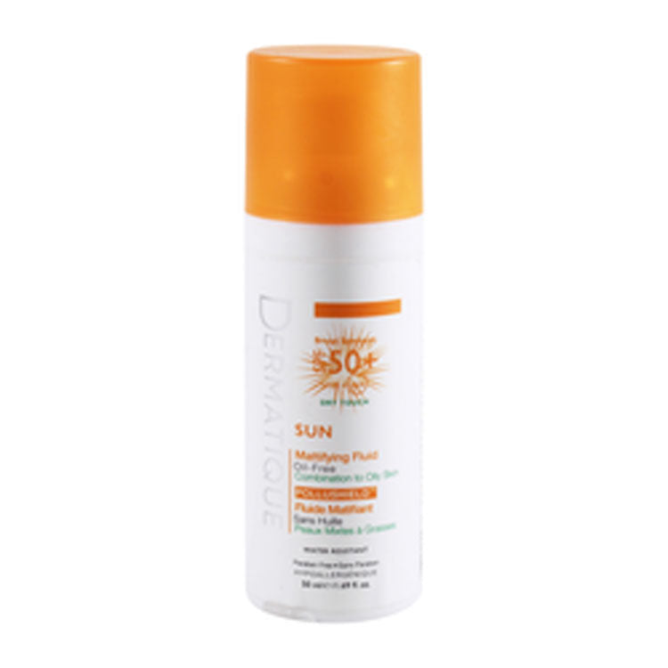 Dermatique Hypoallergenic Water-Resistant Mattifying Facial Sunscreen for Combination to Oily Skin SPF50+ - oil free, parabens free, cruelty free 50 ml