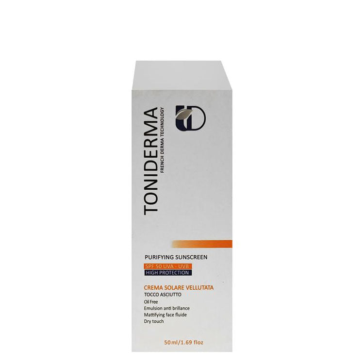 Toniderma Mattifying & Purifying Facial Sunscreen SPF50 - oil free 50 ml