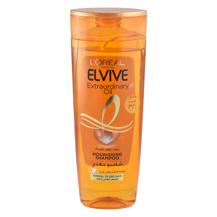L'Oreal Elvive Extraordinary Oil Nourishing Shampoo for Normal to Dry Hair (-32 EGP)