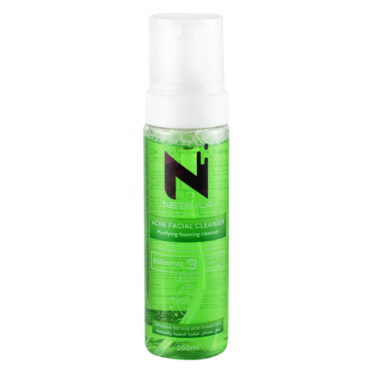 Nebula Purifying Foaming Facial Cleanser with Retinol & Glycolic Acid for Acne-Prone Skin - parabens free