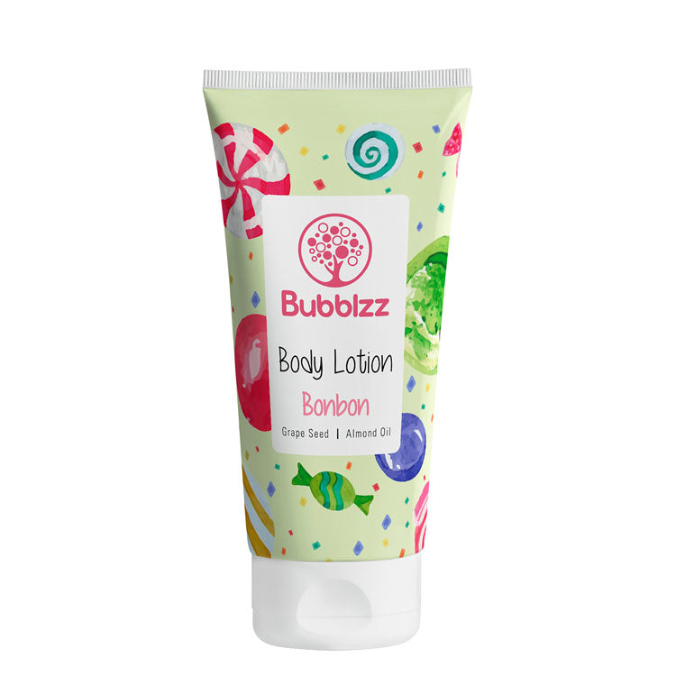 Bubblzz Moisturizing Body Lotion Bonbon Scent with Grape Seed & Almond Oil