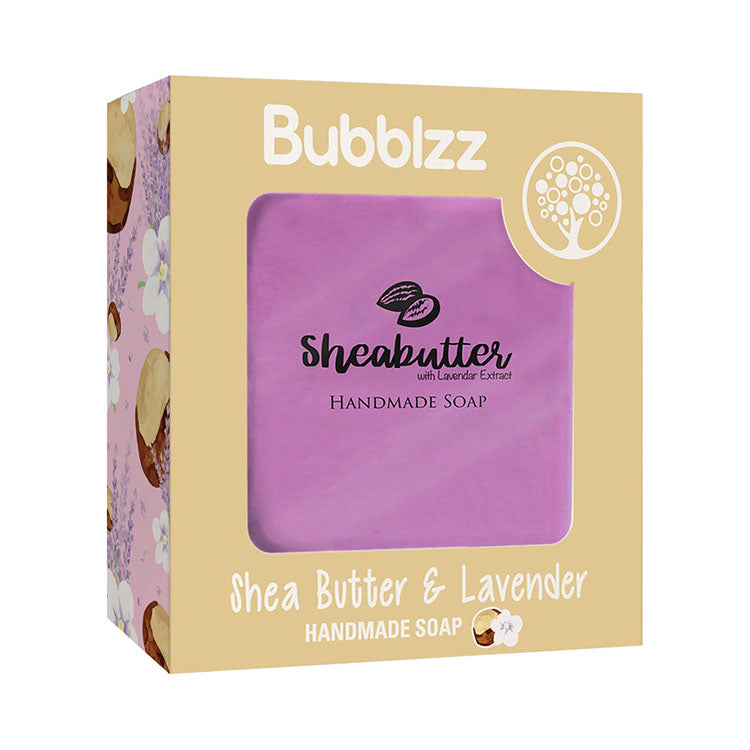 Bubblzz Shea Butter Soap Bar with Lavender Extract for Face