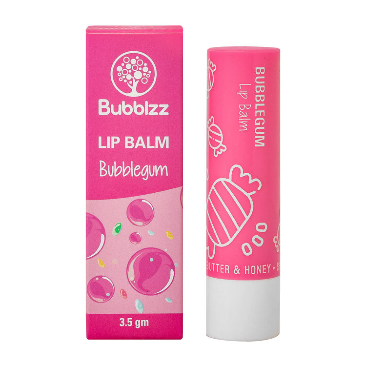 Bubblzz Lip Balm Bubblegum Flavor with Shea Butter & Honey