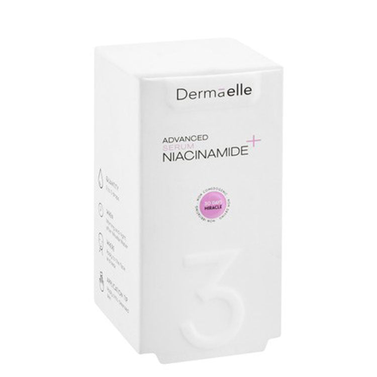Dermaelle Advanced Niacinamide Plus Face Serum - non comedogenic
