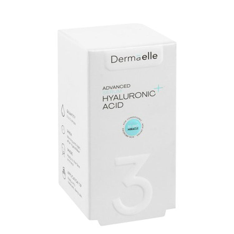 Dermaelle Advanced Hyaluronic Acid Plus Face Serum - non comedogenic