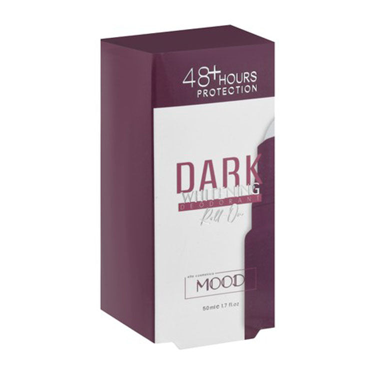 Mood Dark 48H Whitening & Antiperspirant Roll-On Deodorant for All Skin Types - alcohol free