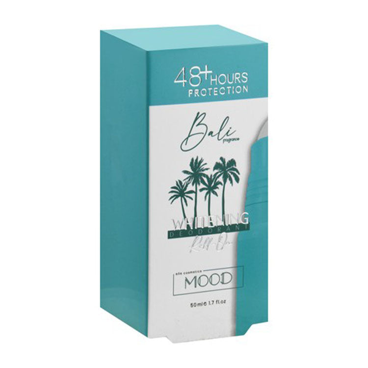 Mood 48H Whitening & Antiperspirant Roll-On Deodorant Bali Scent for All Skin Types - alcohol free