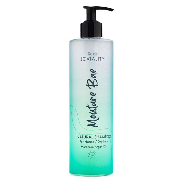 Joviality Moisture Bae Natural Shampoo with Moroccan Argan Oil for Normal & Dry Hair - silicones free, sulfate free