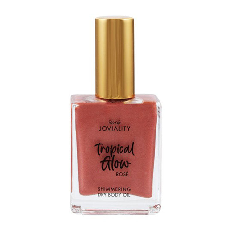 Joviality Tropical Glow Shimmering Dry Body Oil Rose
