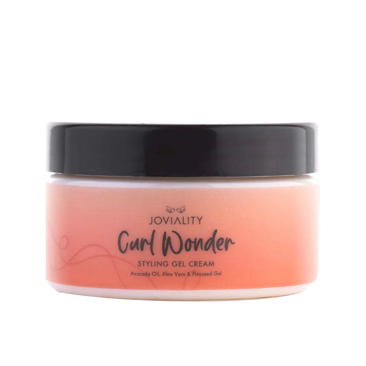 كريم جل الشعر Joviality Curl Wonder للتصفيف بزيت الأفوكادو والألوفيرا وجل بذور الكتان