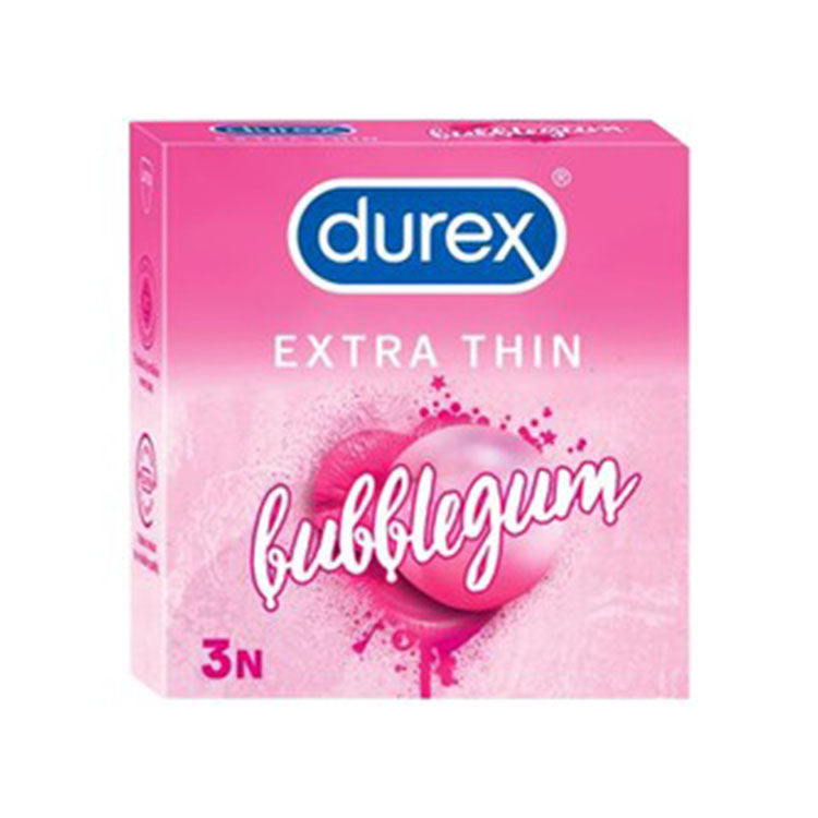 Durex Extra Thin Bubblegum Condoms