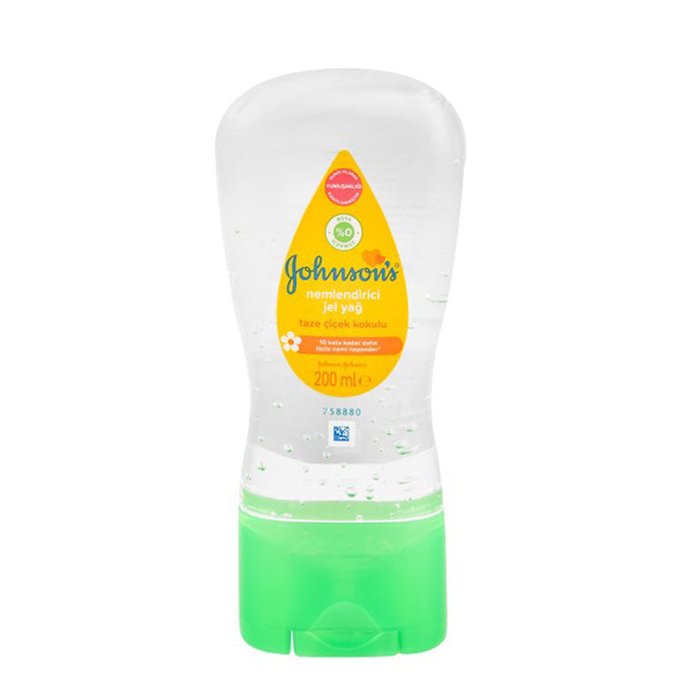 Johnson's Baby Moisturizing &  Hydrating Body Oil Gel dyes free,  parabens free, phthalates free