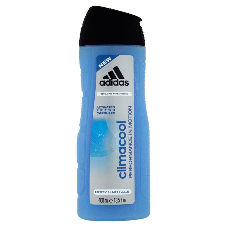 Adidas Climacool Performance in Motion Body, Hair & Face Shower Gel with Activated Fresh Capsules