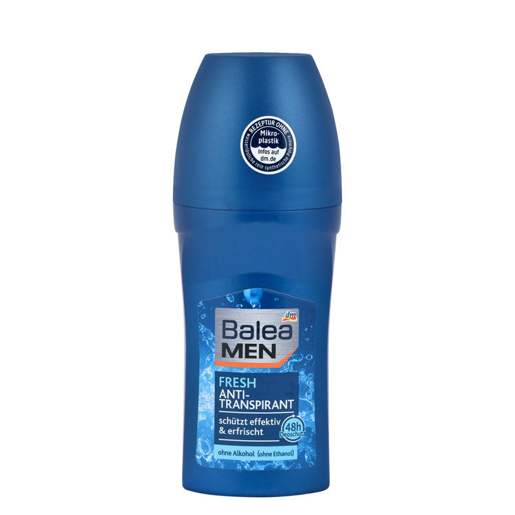 Balea Men Fresh Antitranspirant Roll-On Deodorant - alcohol free